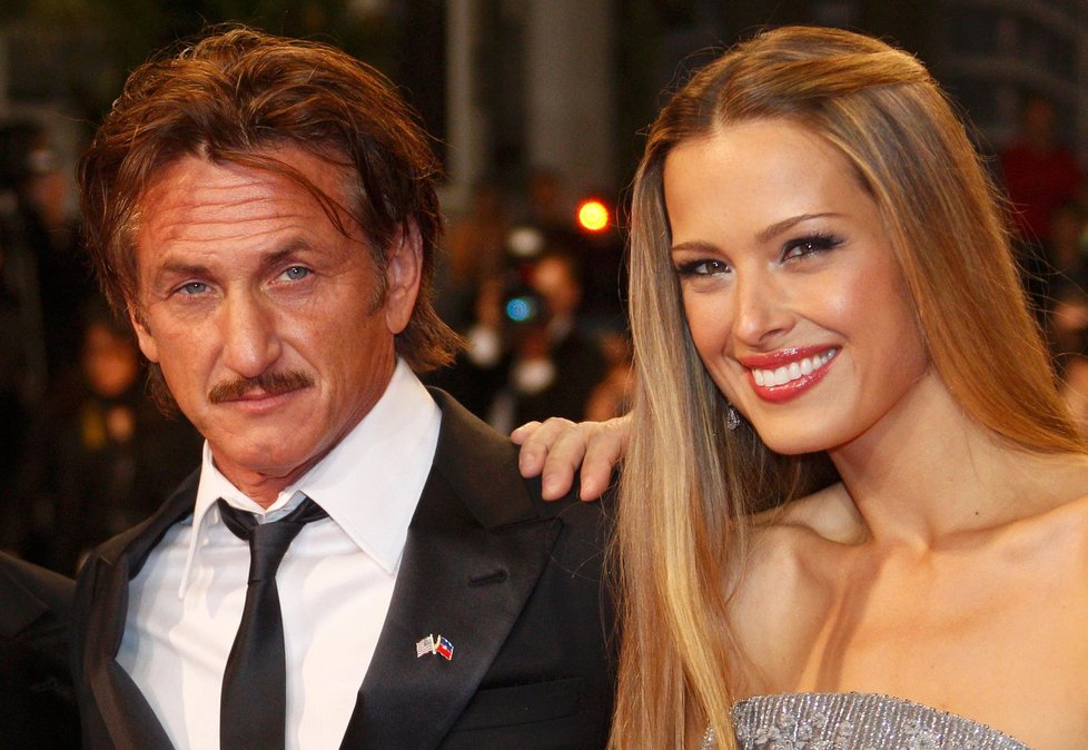 Sean Penn a Petra Němcová.