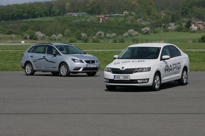 Seat Ibiza ST 1.2 TSI/77 kW vs. Škoda Rapid 1.2 TSI/63 kW