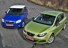 TEST SEAT Ibiza 1,4 16V vs. Škoda Fabia 1,4 16V – Eurosouboj o masy