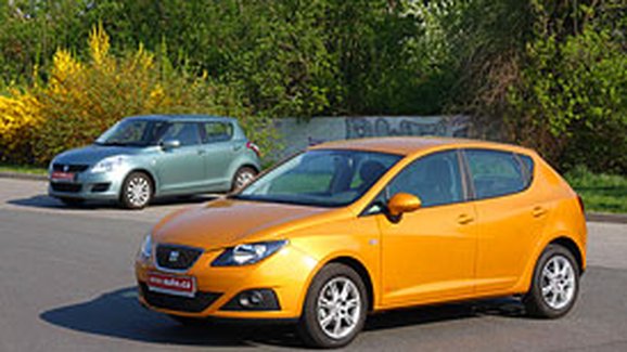 TEST SEAT Ibiza 1,4 Copa vs Suzuki Swift 1,2 VVT – Souboj malých es