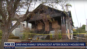Schizofrenní muž zapálil rodinný dům na předměstí Seattlu.