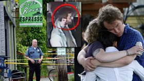 Idylku v kavárně v americkém Seattlu zničil šílený střelec, zabil 4 lidi, pátá oběť bojuje o život v nemocnici. Podle policie půjde pravděpodobně o muže uprostřed
