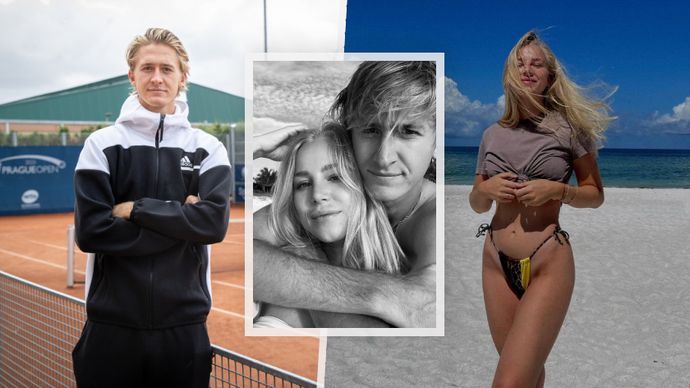 Sebastian Korda a Ivana Nedvědová tvoří krásný pár.