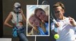 Ivana Nedvědová na Australian Open fandila své lásce Sebastianu Kordovi.