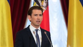 Rakouský kancléř Sebastian Kurz.