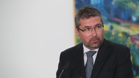Generální ředitel Státního zemědělského intervenčního fondu Martin Šebestyán na tiskové konferenci k auditu EU (6. 6. 2019)
