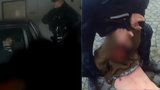 Dramatické policejní video: Sebevraha zachránili na poslední chvíli! Vytáhli ho ze zakouřené garáže