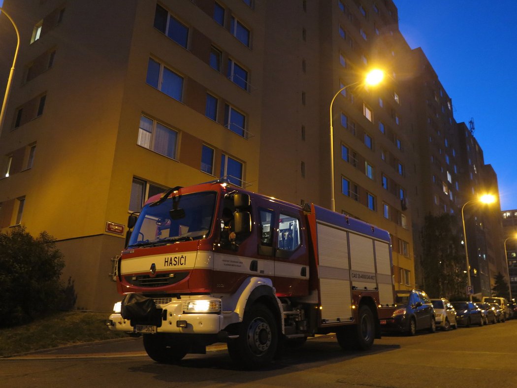 Na místo dorazili kromě policistů i hasiči