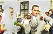 Říjen 2000 Svatba. Blondýnku z Olomouce Evu Kasalovou si vzal za ženu krátce po stříbrném úspěchu na olympiádě v Sydney.