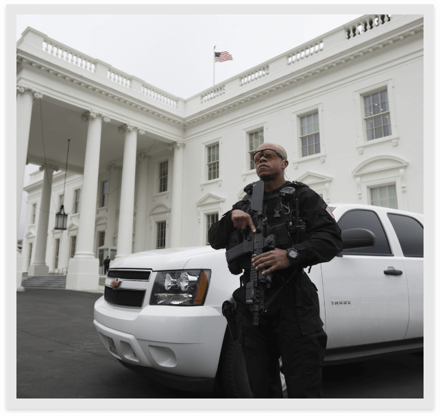 Prezidentská ochranka Secret Service.