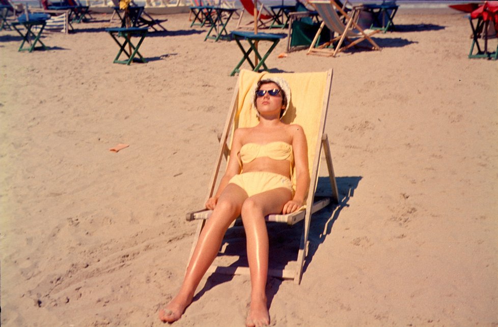 Modely na pláž v šedesátých letech