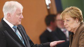 Horst Seehofer a německá kancléřka Angela Merkelová