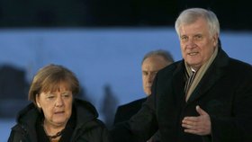 Bavorský premiér Horst Seehofer a německá kancléřka Angela Merkelová