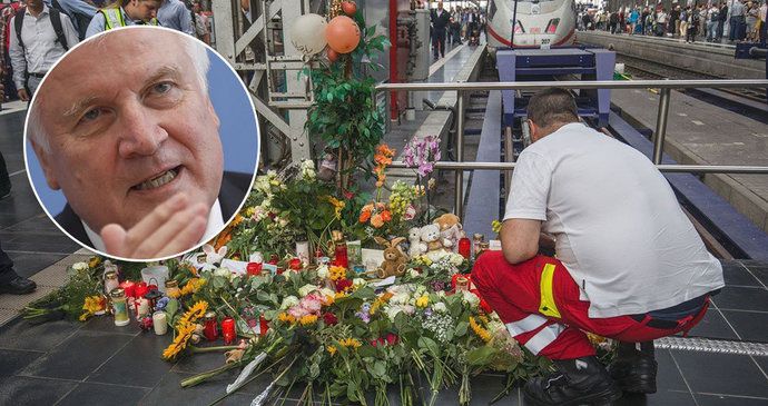 Německý ministr vnitra chce po útoku na nádraží ve Frankfurtu kontroly na hranicích