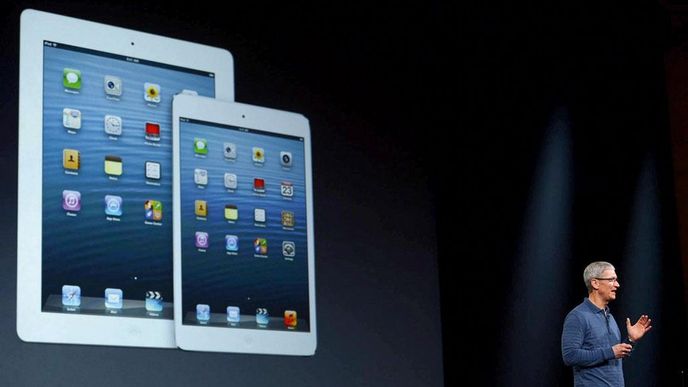 Šéf Applu Tim Cook představuje iPad mini