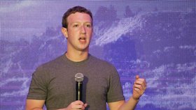 Šéf internetové sociální sítě Facebook Mark Zuckerberg