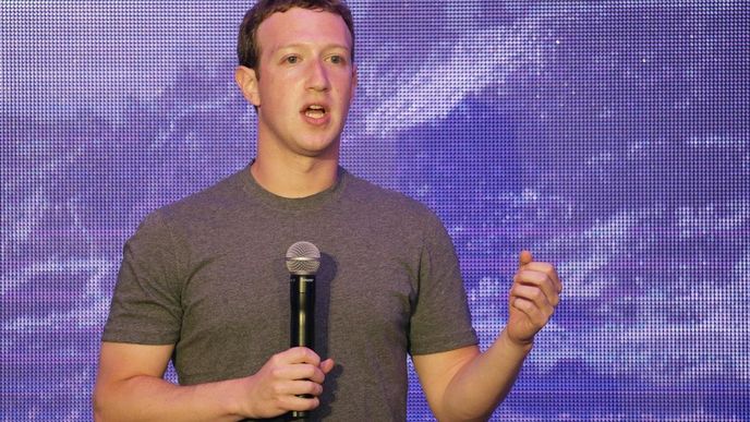 Šéf internetové sociální sítě Facebook Mark Zuckerberg