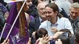 Šéf levicové hnutí Podemos Pablo Iglesias