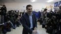 Šéf Syrizy Alexis Tsipras u voleb