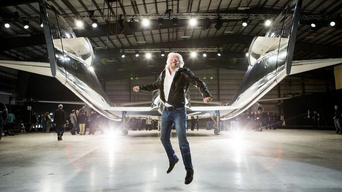 Šéf Virgin Galactic Richard Branson