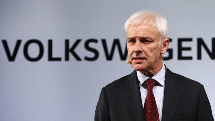 šéf Volkswagenu Matthias Müller