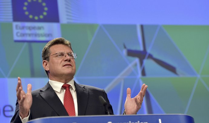 Místopředseda Evropské komise Maroš Šefčovič přiblížil plány EU na společné nákupy plynu.