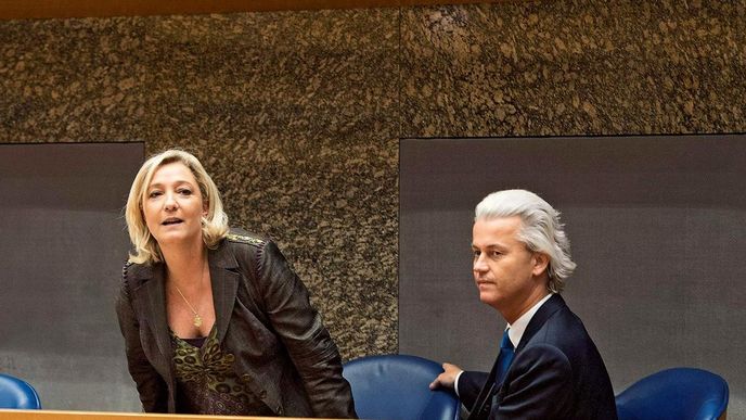 Šéfka francouzské Národní fronty Marine Le Penová navštívila nizozemského předsedu Strany pro svobodu Geerta Wilderse