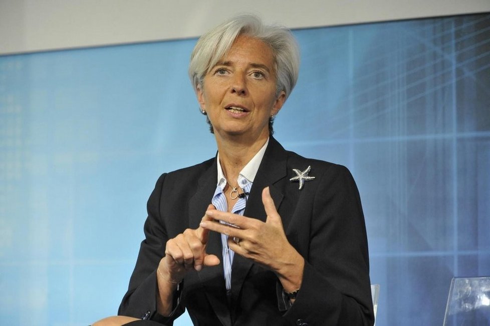 Šéfka Mezinárodního měnového fondu (MMF) Christine Lagardeová