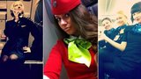 Selfie v oblacích: Novým hitem sociálních sítí jsou autoportréty letušek!