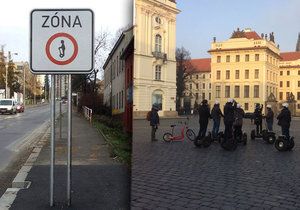 Dopravní značky jsou na některých místech v Praze již nainstalované, zatím ale neplatí.