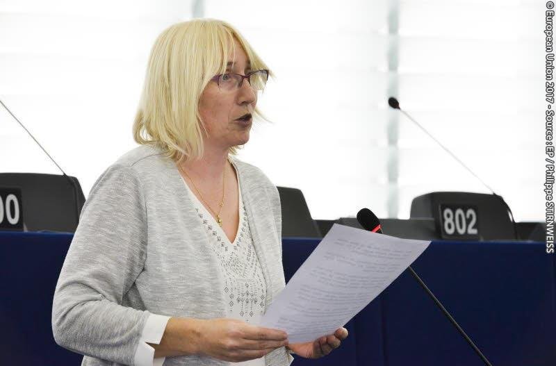 Česká europoslankyně Olga Sehnalová (ČSSD)