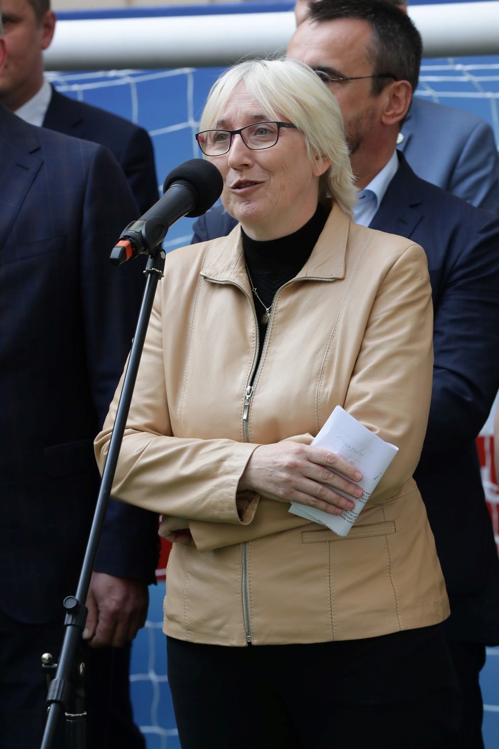 Dvojkou kandidátky ČSSD pro volby do Evropského parlamentu je současná europoslankyně Olga Sehnalová (23. 4. 2019)