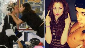 Justin Bieber a Selena Gomez znovu přistiženi spolu: Líbačka na hokeji!