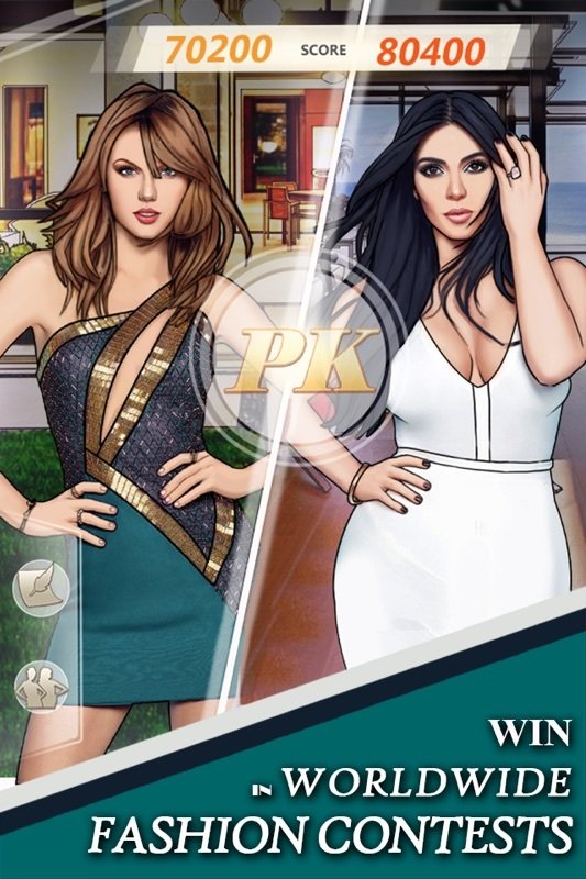Hra zneužívá i podobu Taylor Swift a Kim Kardashian.