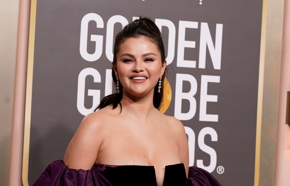 Selena Gomezová na předávání Zlatých glóbů