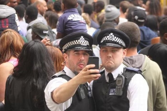 Policejní selfie