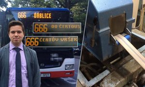 Našli jsme rebela, který ze srandy mění nápisy na autobusech! A jak si hasiči myjí hadice