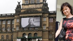 Semelová žádá, aby byl z budovy Národního muzea sundán portrét Václava Havla