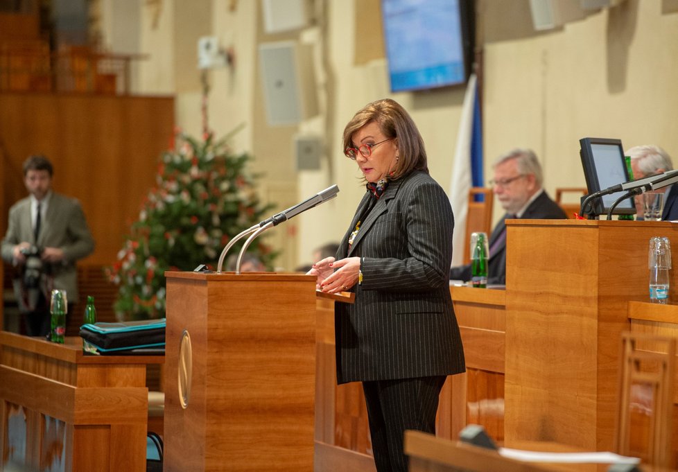 Senát nepodpořil daňový balíček: Alena Schillerová. (za ANO; 4. 12. 2019)