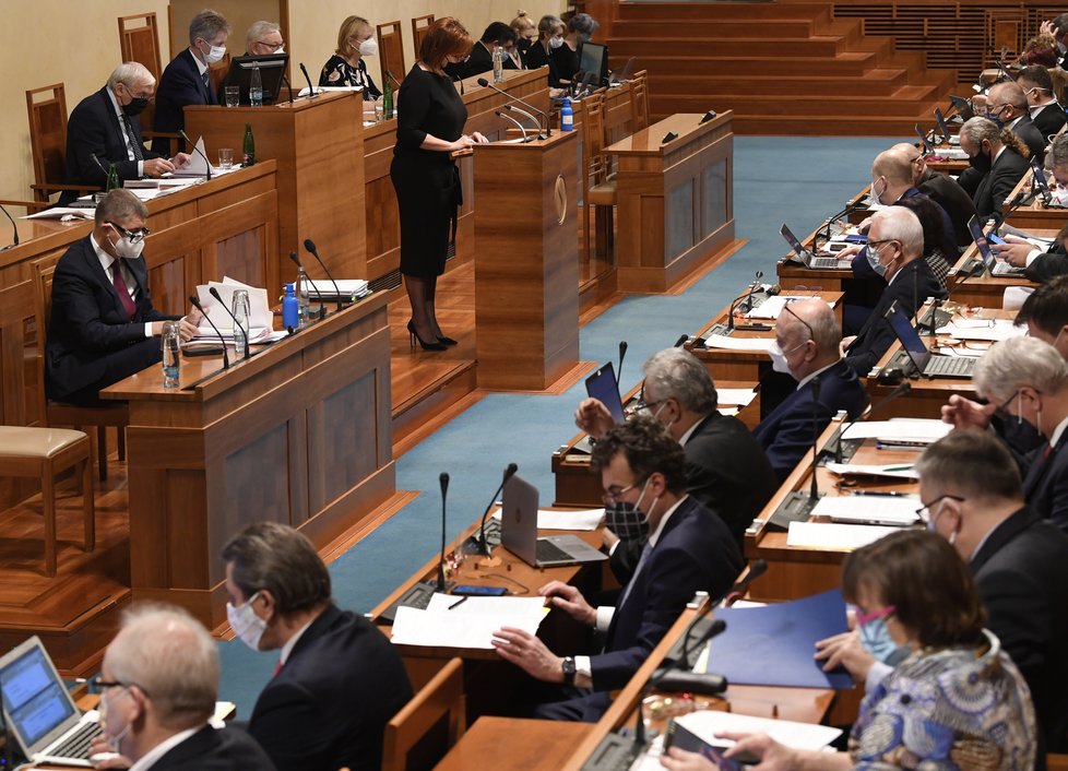 Jednání Senátu o daňovém balíčku: Premiér Andrej Babiš (ANO) (10.12.2020)