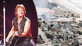 Bon Jovi pomáhá obětem Sandy: Tam, kde mé děti surfují, shořelo 80 domů