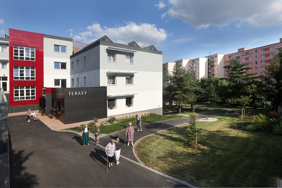 Pětihvězdičkový domov Senior Residence Terasy v Plzni.