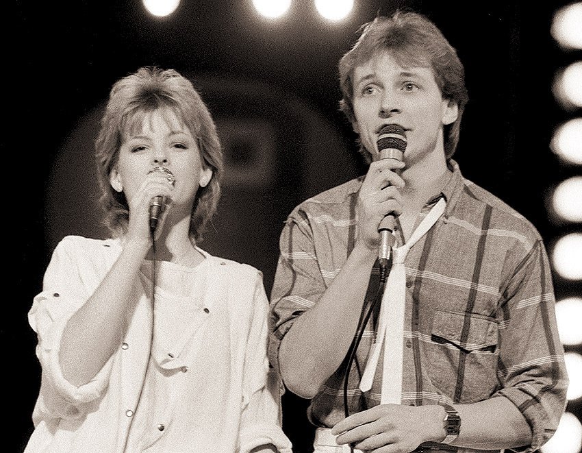 Březen 1985: Iveta Bartošová a Petr Sepeši vystoupili v Moskvě.