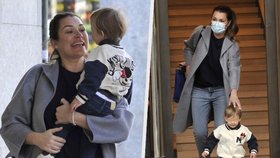 Alena Šeredová se svou princezničkou na nákupech v italském Turíně: Malá velká parádnice!