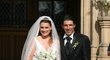 První novomanželské foto Aleny Buffon-Šeredové a Gigiho Buffona