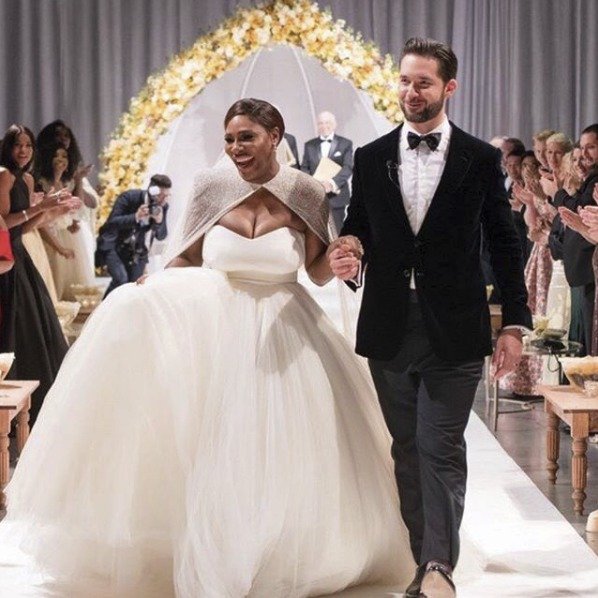 Serena Williams a její manžel Alexis Ohanian