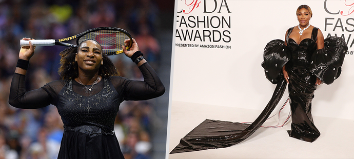 Nepřehlédnutelná! Serena Williamsová si pro módní cenu došla stylově.