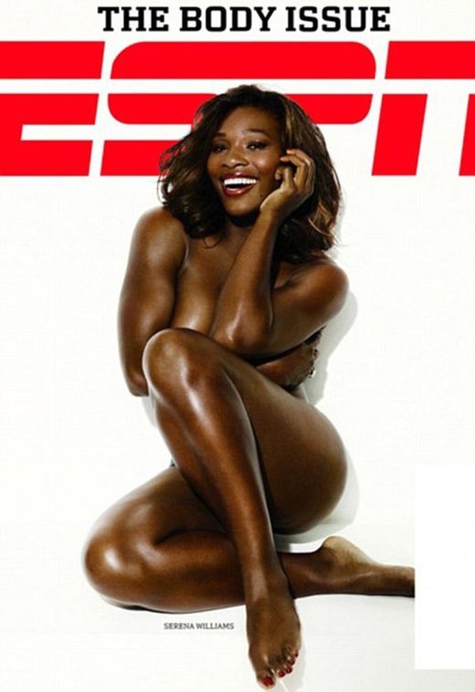 Serena Williams na titulní straně magazínu ESPN Serena Williams na titulní straně magazínu ESPN