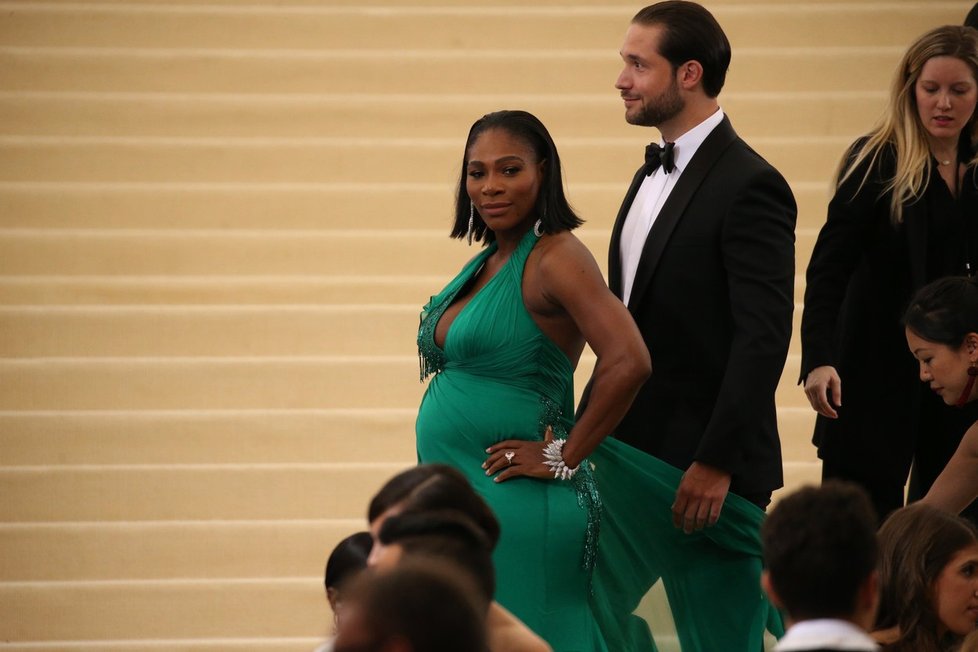 Na akci MET Gala v New Yorku dorazila Serena Williams.