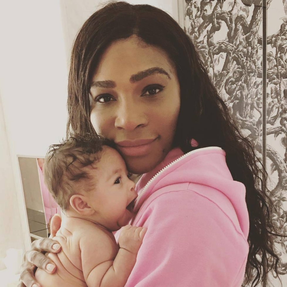 Serena Williams (36) zveřejnila fotku i se svou super roztomilou dcerkou Alexis.